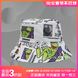 新品 中国李宁男女同款 联名Muppets科米蛙渔夫帽AMYR284