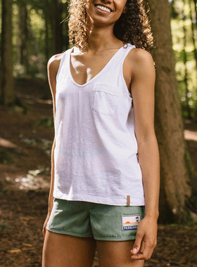 英伦户外山系PSG 女款 单口袋V领编织镂空背背心 B211