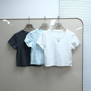 TEE 澳洲CM 徽标印花竹节纹圆领短袖 经典 A804 童装