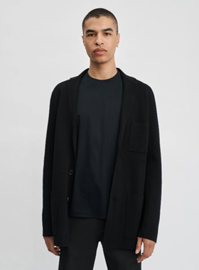 北欧FK 男款 100羊毛针织西装外套 D302