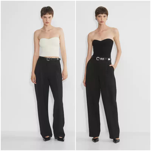 A534 塑型纱线甜心针织抹胸上衣 加拿大红牌 女款