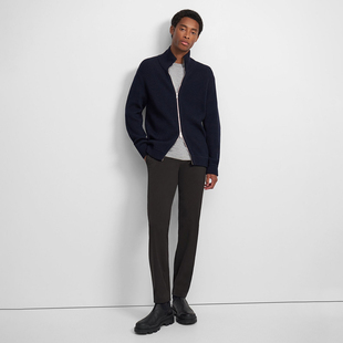 毛衣 羊毛全拉链针织开衫 D751 男款 美系简约踢H