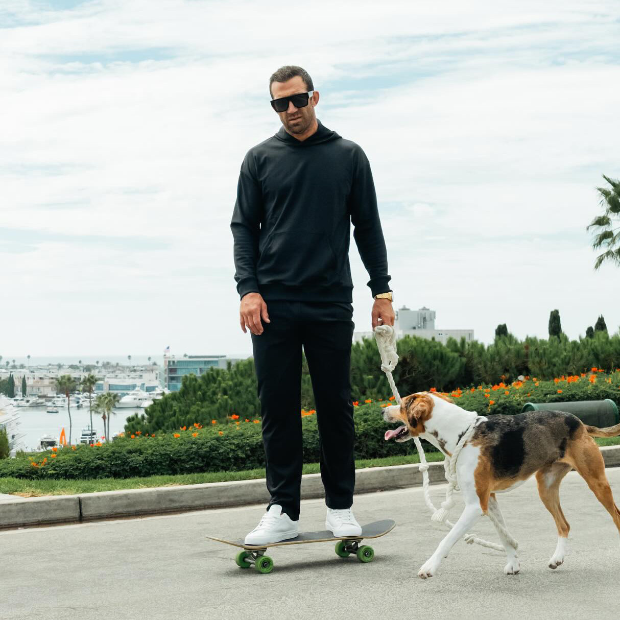 美系运动轻奢SS 男款 科技面料连帽卫衣 D521