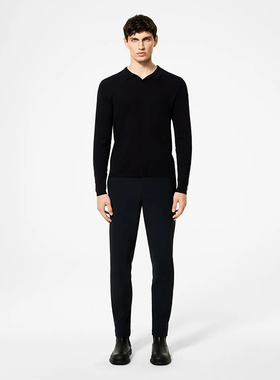 意大利海洋运动轻奢RR 男款  翻V领长袖针织衫 E281