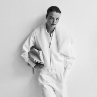 外套 西班牙极简设计师 针织开衫 简约拉链长袖 D217 女款