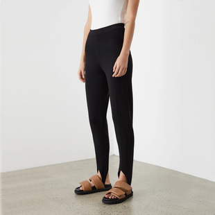 4341 高腰踩脚针织裤 布达佩斯小众设计师 女款