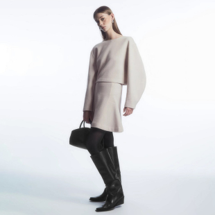 缩绒羊毛混纺针织毛衣 短款 7370 女款 北欧风CS