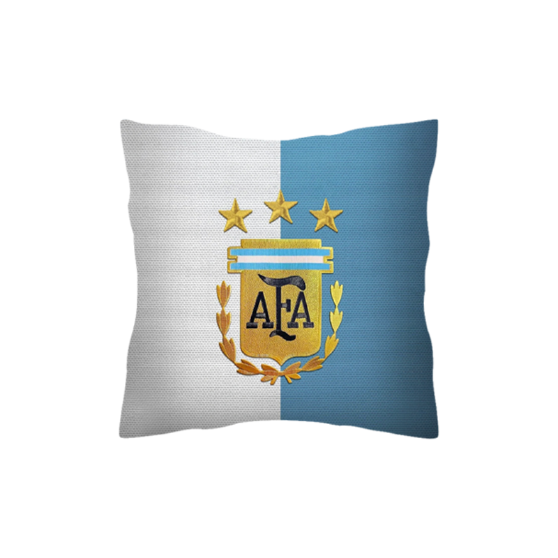 2024美洲杯阿根廷队梅西足球抱枕床头沙发靠枕汽车靠垫办公室腰枕