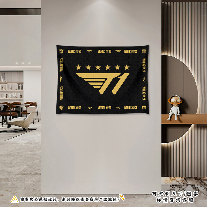 T1战队S15总决赛夺冠军背景布