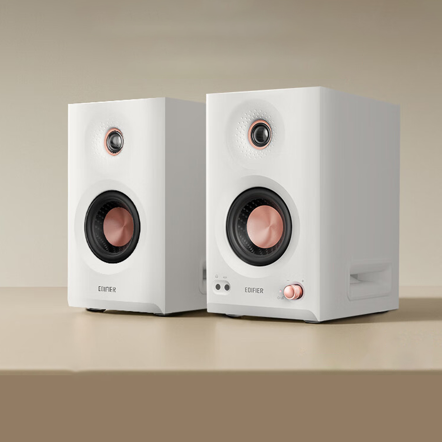 漫步者监听音响蓝牙无线台式电脑音箱家用工作室剪辑黑白色MR5BT