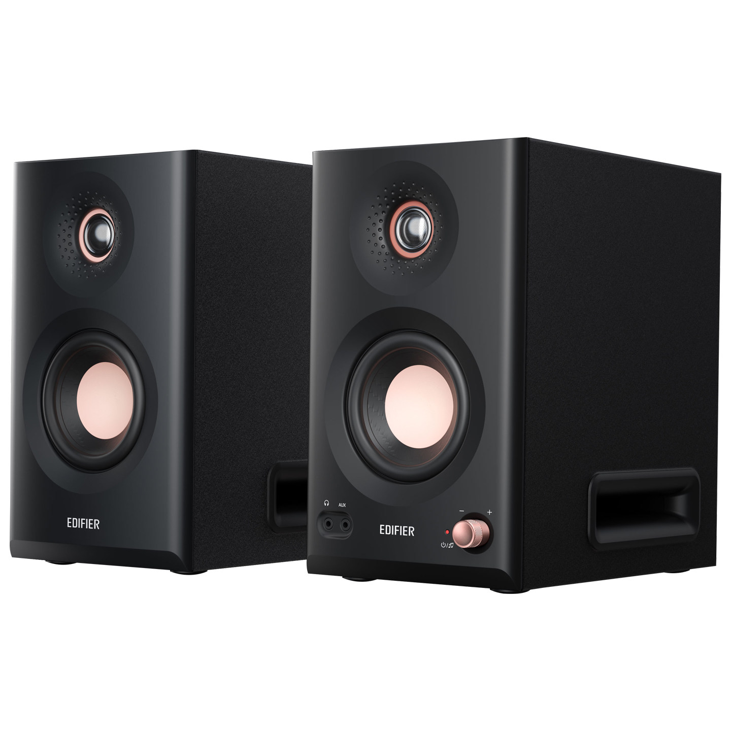 漫步者监听音响蓝牙无线台式电脑音箱家用工作室剪辑黑白色MR5BT