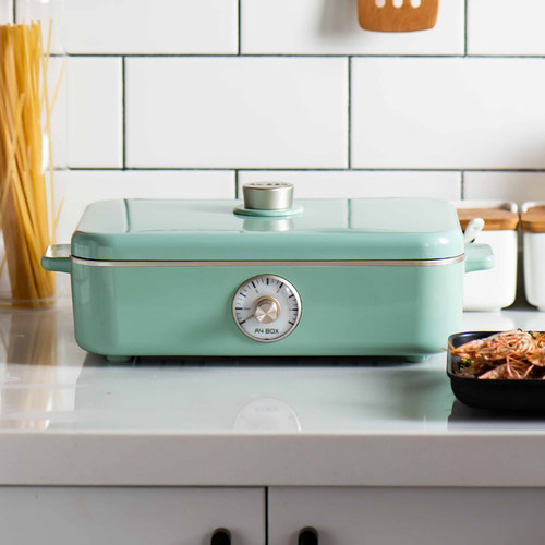 适盒煎煮烤盘小型多功能料理锅