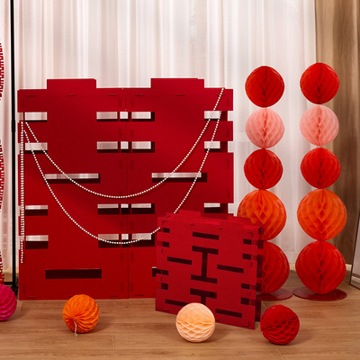 结婚超大喜字落地立体摆件