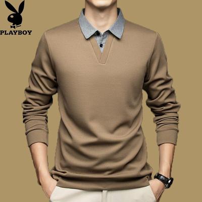 高档不起球假两件针织衫V领毛衣