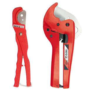 YATOppr剪刀水管专业切管器pvc管子刀快剪剪管器切割工具刀片割刀