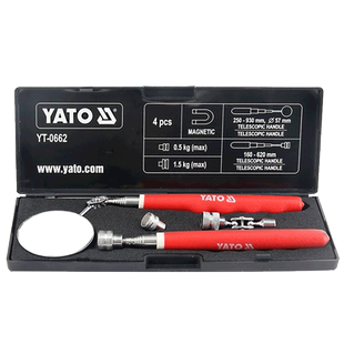 YATO吸铁棒捡拾器强磁吸力棒汽修磁吸棒吸螺丝工具强力磁吸杆吸棒