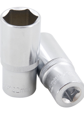 YATO易尔拓棘轮扳手六角长套筒中飞3/8英寸6角套筒头套管汽修工具