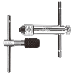 YATO易尔拓手用丝锥扳手攻丝神器攻牙器加长杆可调式棘轮绞手工具
