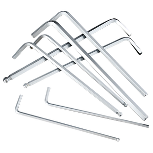 YATO内六角扳手螺丝刀单个特长平头内六方球头六棱板手内6角扳手