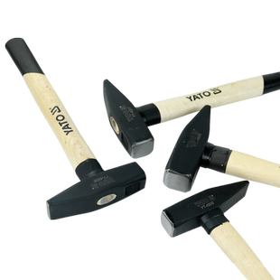 YATO钳工锤鸭嘴锤电工线槽锤地质锤铁榔头木柄钉锤钣金锤小锤子