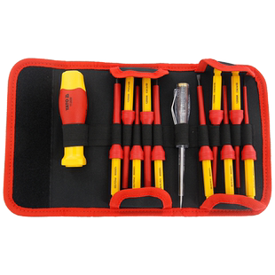 YATO绝缘换头螺丝刀批套装电工VDE三角十一字梅花异型多功能改锥