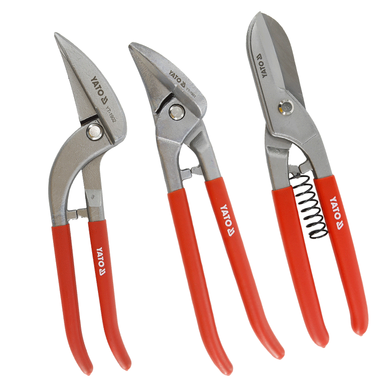 YATO工业用航空剪强力剪铁皮不锈钢龙骨集成吊顶铝扣板的专用剪刀