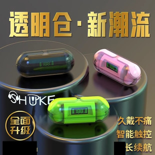 F80蓝牙耳机半入耳适用苹果华为荣耀小米真无线运动跑步iPad通用