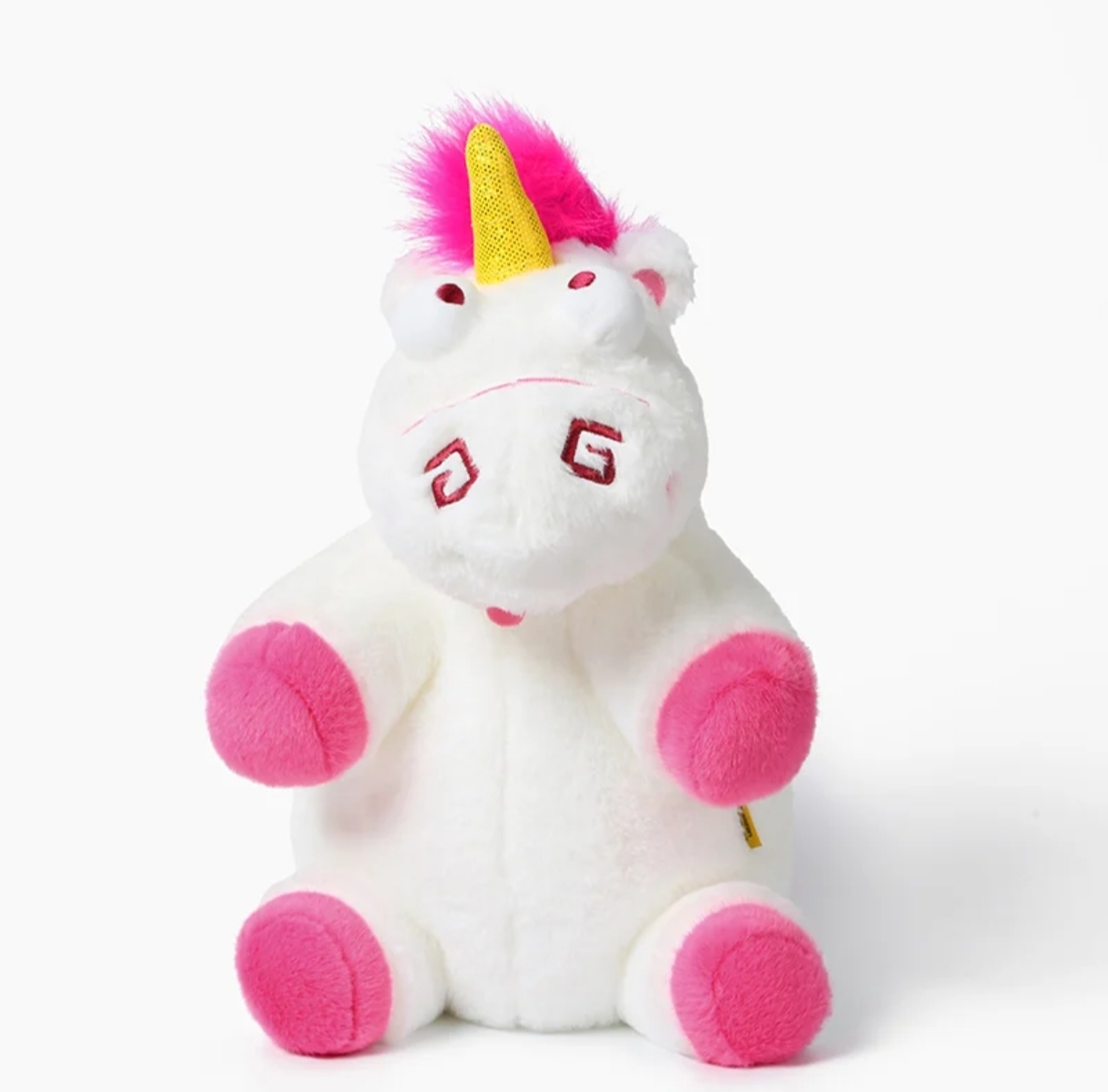 全新小黄人大眼萌fluffy坐姿独角兽毛绒公仔玩偶文创周边生日礼物