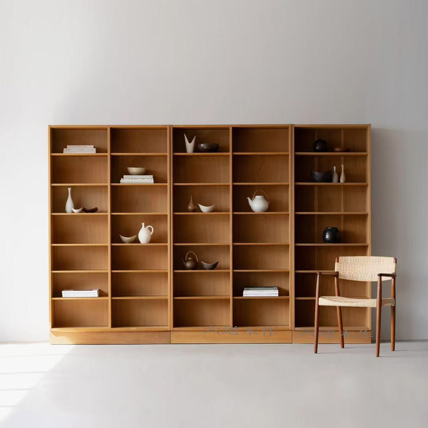 丹麦中古多层实木书柜