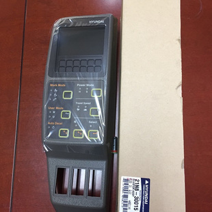 挖掘机配件 现代215-7 显示屏 21N8-30015 仪表盘总成黄楼驾驶室