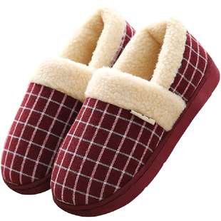 儿童棉拖鞋全包跟秋冬季2岁男童宝宝3岁女童亲子防滑加绒保暖棉鞋