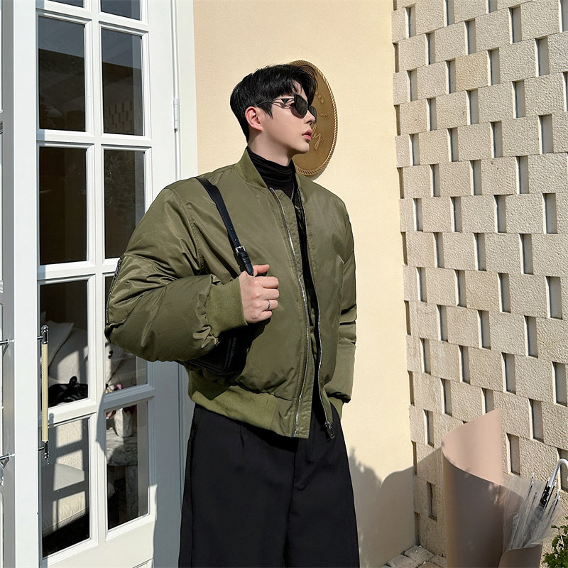 冬季短款一件过冬加厚棉服美式宽松底特律高级棉衣外套P165,男装棉衣,星座1009（原B233）