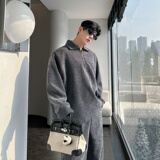 春季韩版男士痞帅高级感套装运动休闲半拉链卫衣外套P185，男装卫衣，星座1009（原B233）