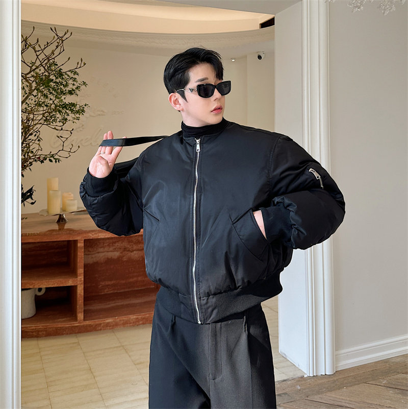 冬季短款一件过冬加厚棉服美式宽松底特律高级棉衣外套P165,男装棉衣,星座1009（原B233）