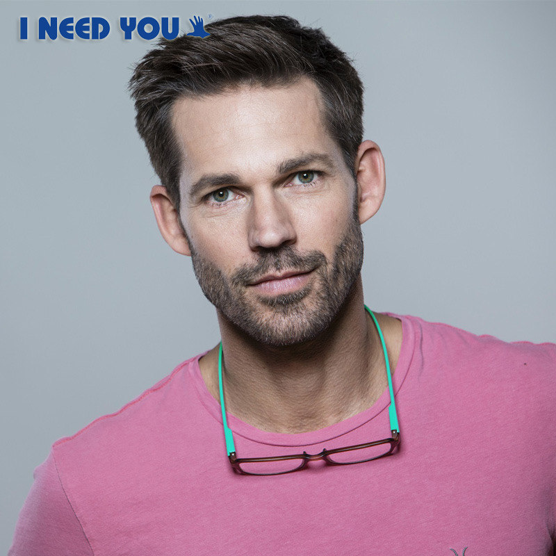 爱你优老花镜新款德国INEEDYOU时尚进口高档男女复古长尾挂脖