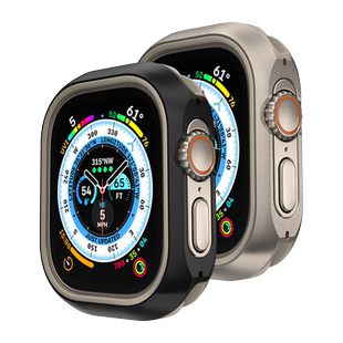 switcheasy新款苹果apple watch Ultra3/2/1表壳适用49mm铝合金属磨砂手表套军规防摔保护壳小红书潮牌