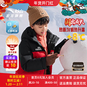 新年款 安踏儿童热返雪壳红色羽绒服三防秋冬2026新款 保暖加厚外套