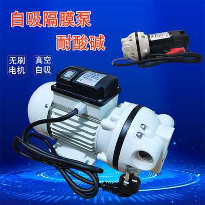 自吸水泵耐酸碱化工泵电动隔膜泵