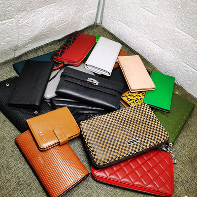 头层钱包长款特价超薄皮夹卡位