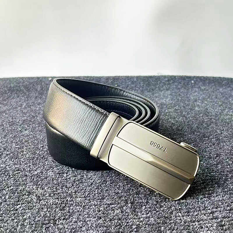 双面头层牛皮男士2024新款真皮皮带腰带商务通勤百搭休闲外贸青年