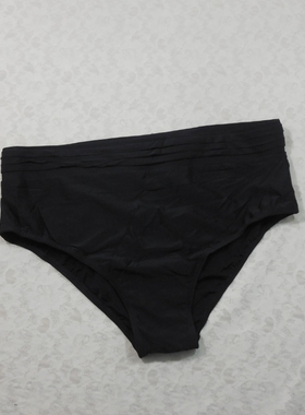 K723加大码外贸泳衣女性感三角泳裤黑色宽松紧度假沙滩比基尼泳装