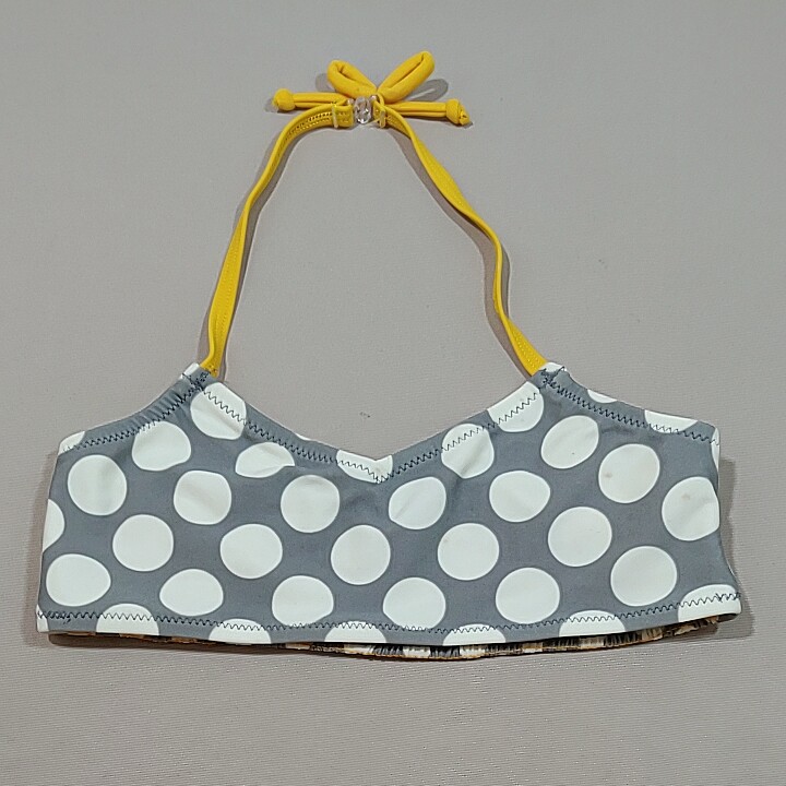 F384外贸原单高品质时尚波点女中大童小背心比基尼泳衣特价