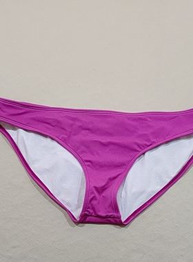 F569外贸原单高品质时尚紫红色女士三角包臀泳裤特价