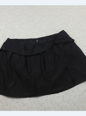 K732外贸泳衣女黑色裙式三角泳裤加大码包臀度假沙滩比基尼泳装