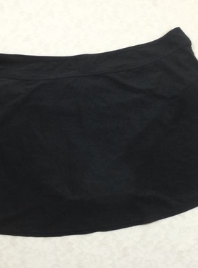 F315外贸原单高品质时尚黑色大尺码中腰比基尼裤裙48/50号