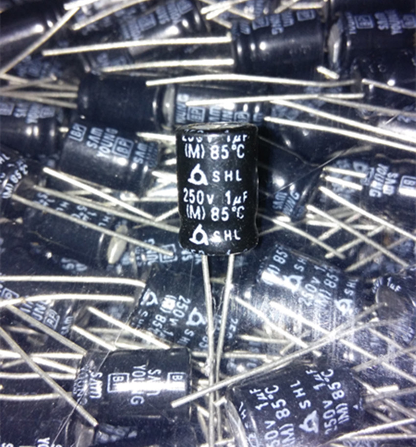 250V1UF 韩国三莹 无极BP 耦合高音 电解电容 1UF250V 规格：8X12