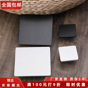 孔距32mm美式黑银色正方形实心衣柜门把手橱柜抽屉手柄电视柜拉手