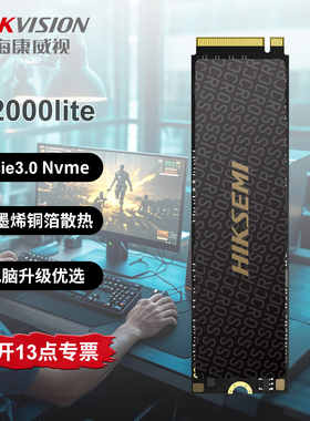 海康威视E2000lite固态硬盘256G512G 1T高速nvme电脑ssd pciie3.0