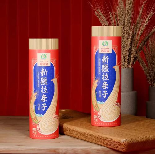 新疆黄面凉面苏贝尔拉条子面条拌面手工拉面挂面面条速食真拉美食