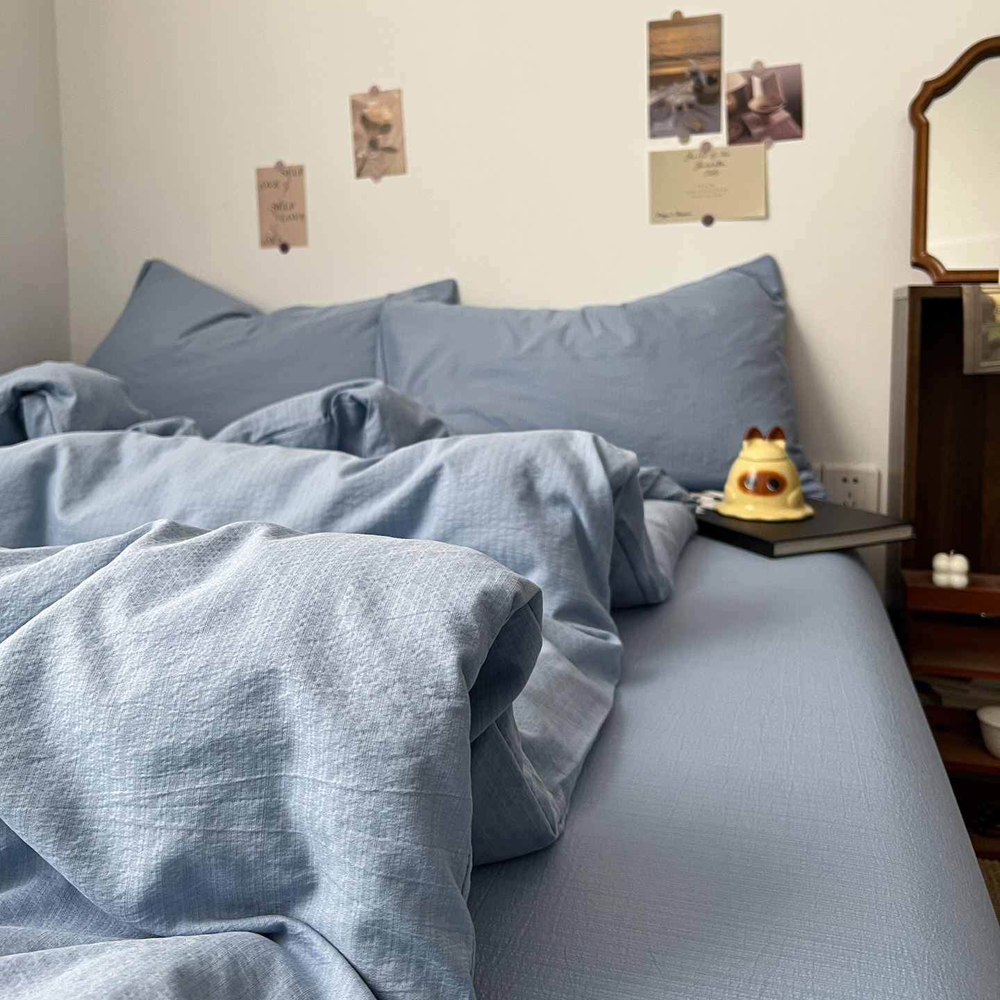 ins双层纱全棉150x200cm被套